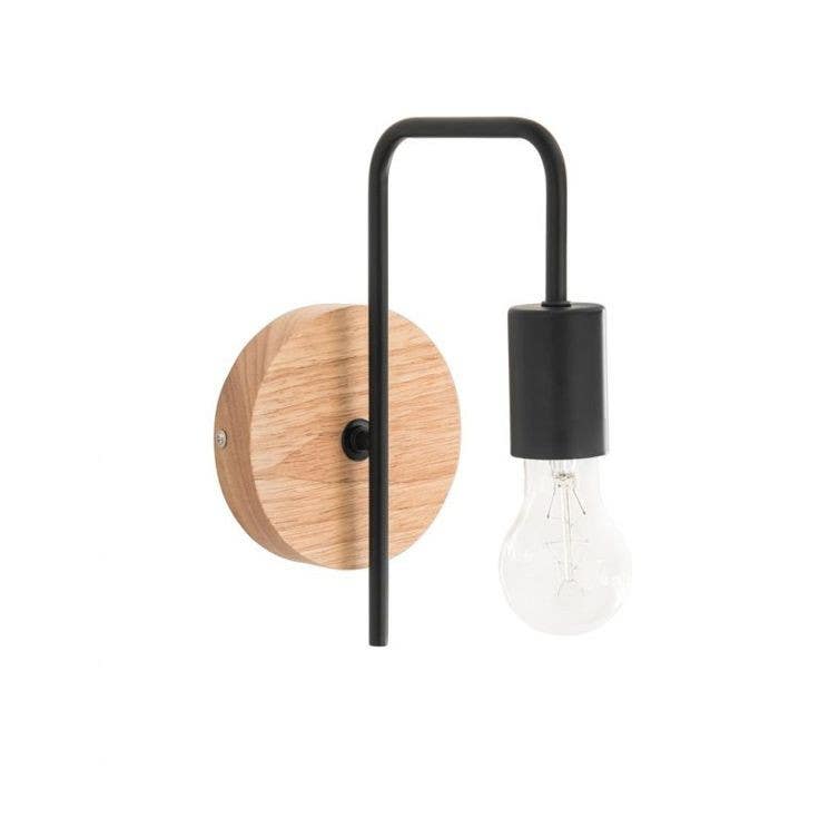 Wall Light Hanging , 1 Lamps - Black