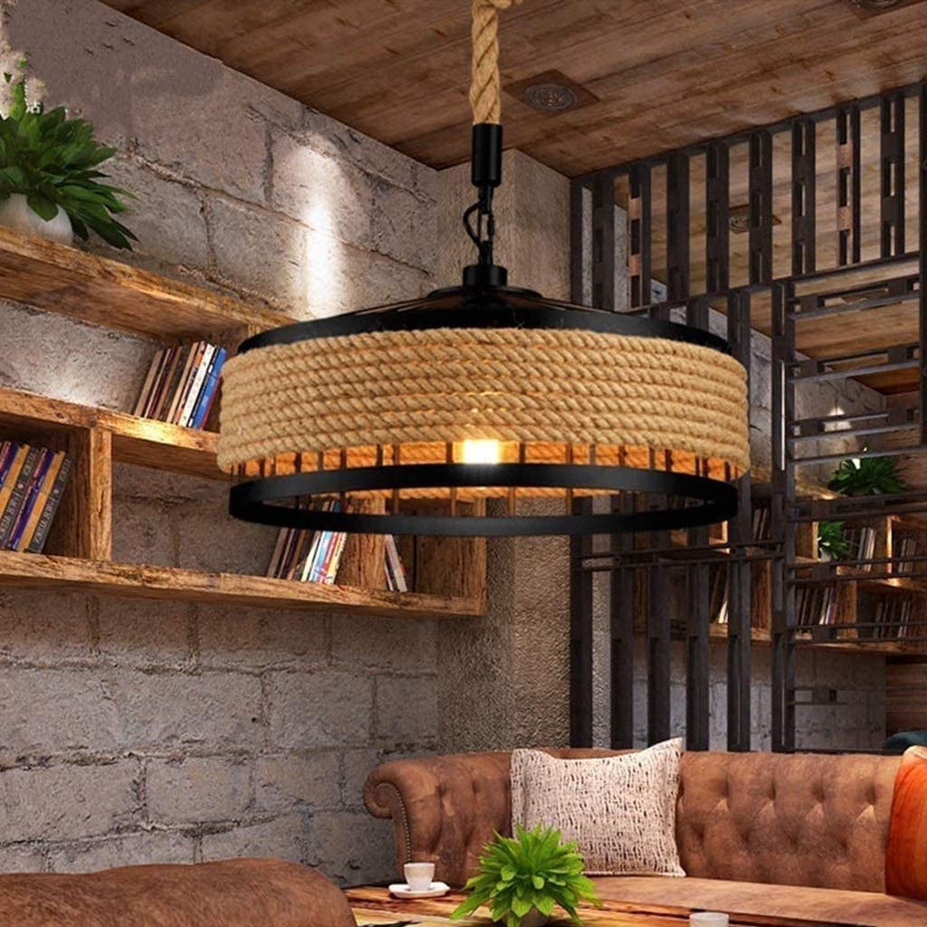 Ceiling Chandelier, 3 Bulbs - Black