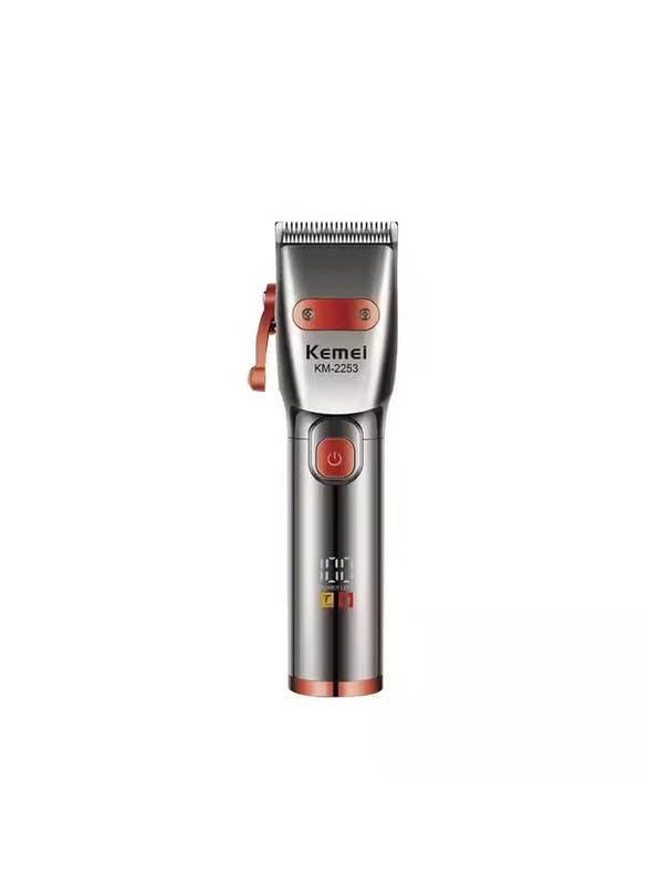 Kemei KM-2253, Rechargeable, Dry Shaver- Grey