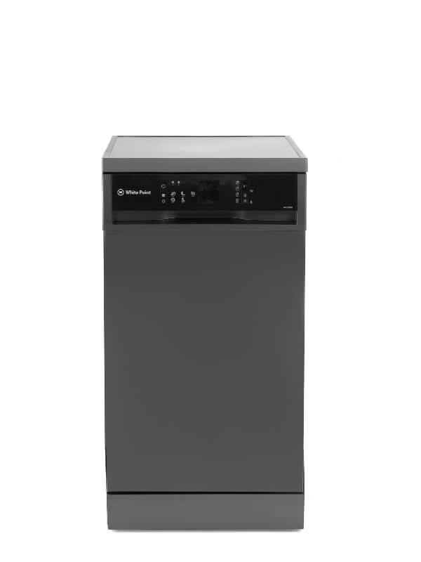 White Point WPD105DB Dishwasher, 10 Persons, 5 Digital Programs - grey