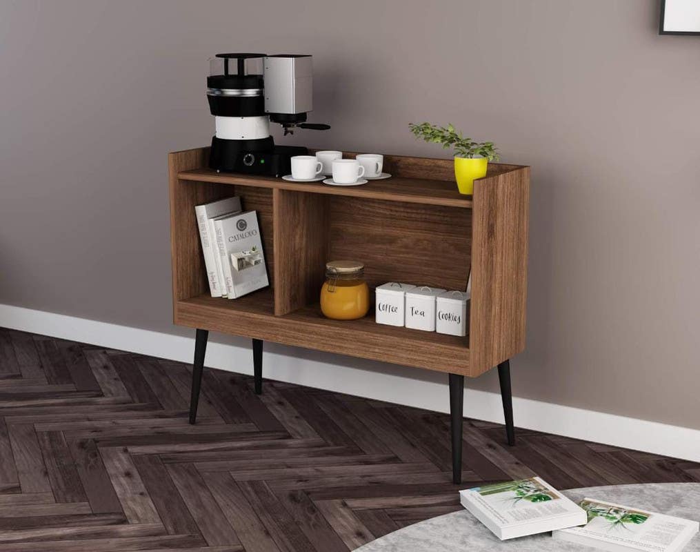 MDF Wood Coffee Table, 80x30x80 cm - Brown
