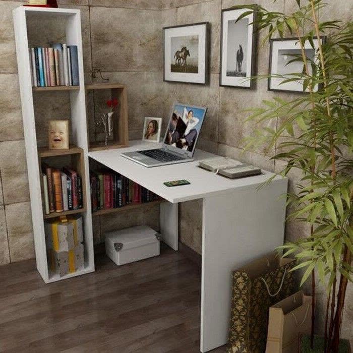 MDF Wood Desk, 120×90×120 - White