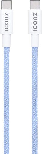 Iconz Cable, Type-C To Type-C - Blue