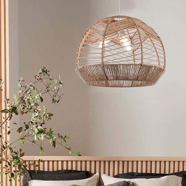 Bohemian ceiling chandelier, 40x50 cm - Beige
