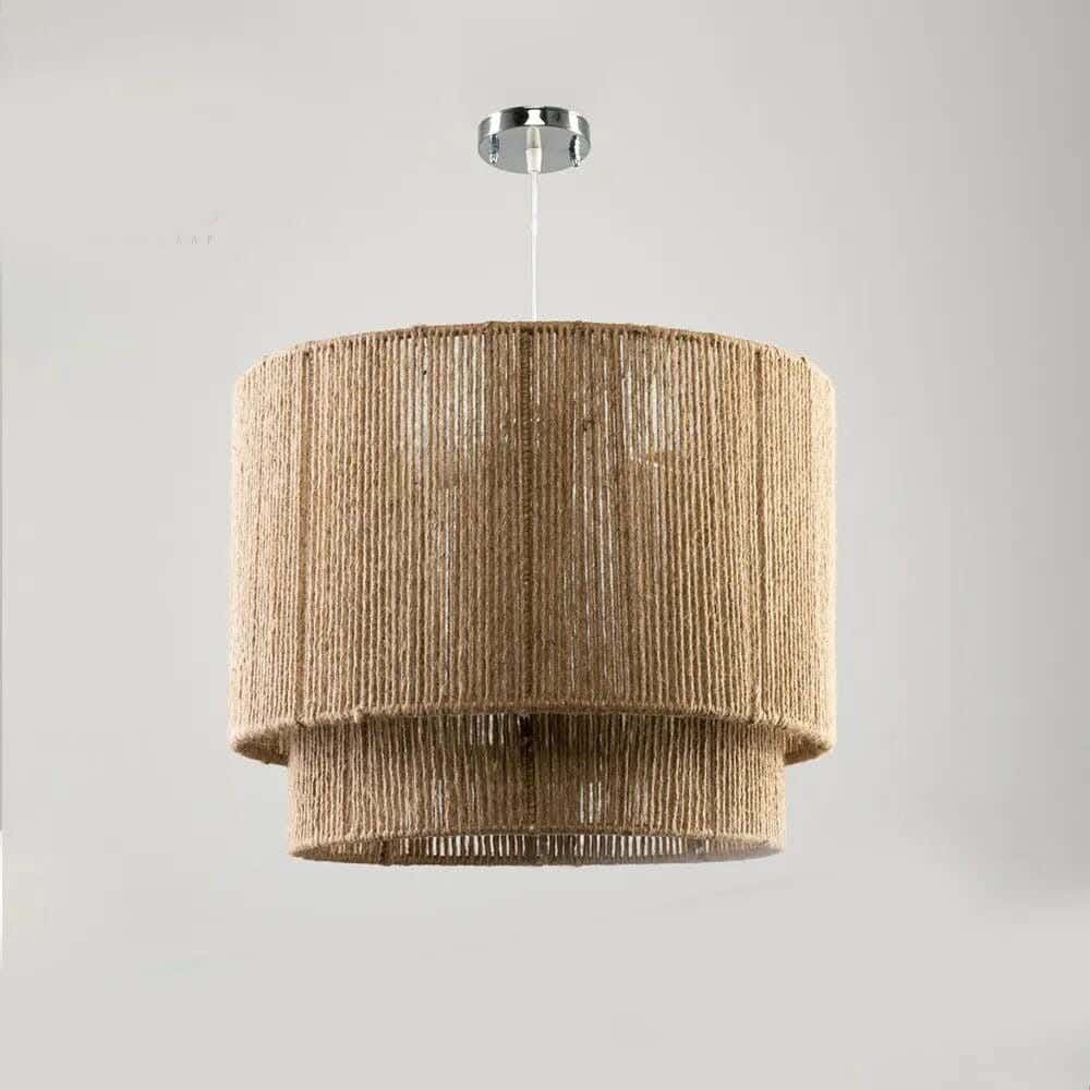 Bohemian ceiling chandelier, 40x35 cm - Beige