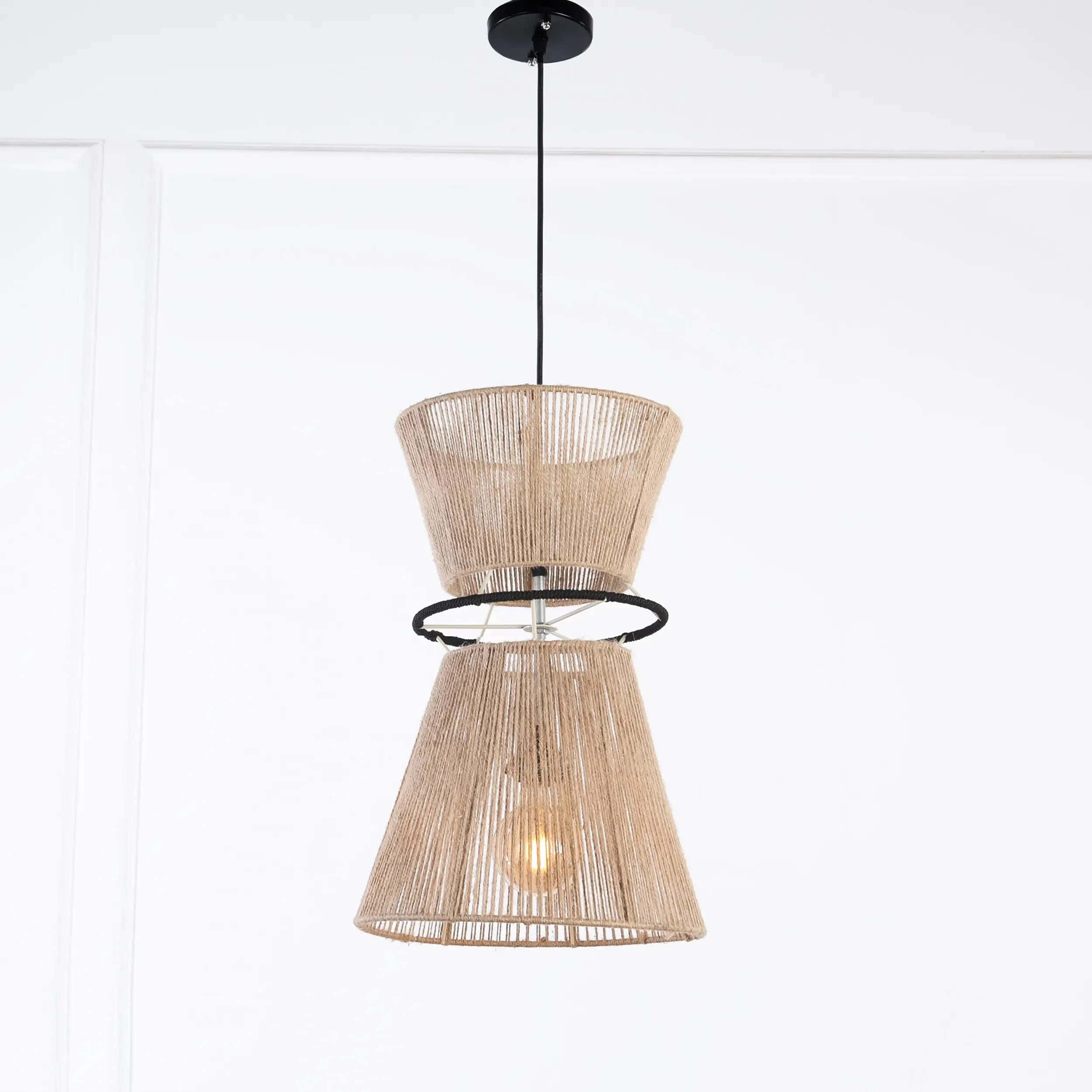 Bohemian ceiling chandelier, 40x45 cm - Beige