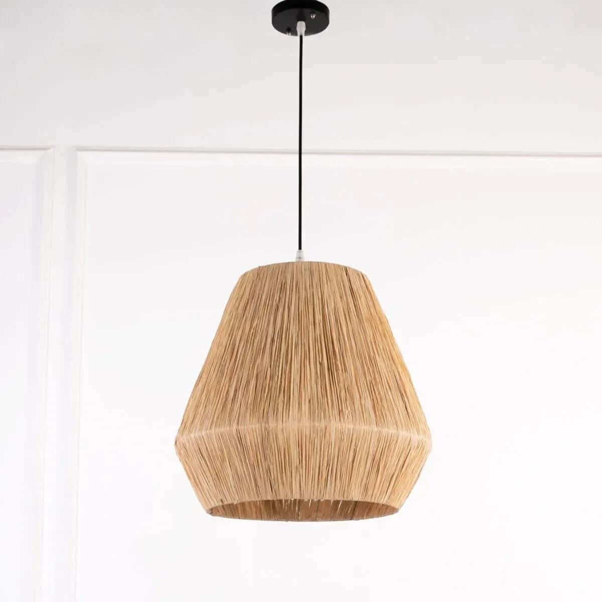 Bohemian ceiling chandelier, 30x40 cm - Beige