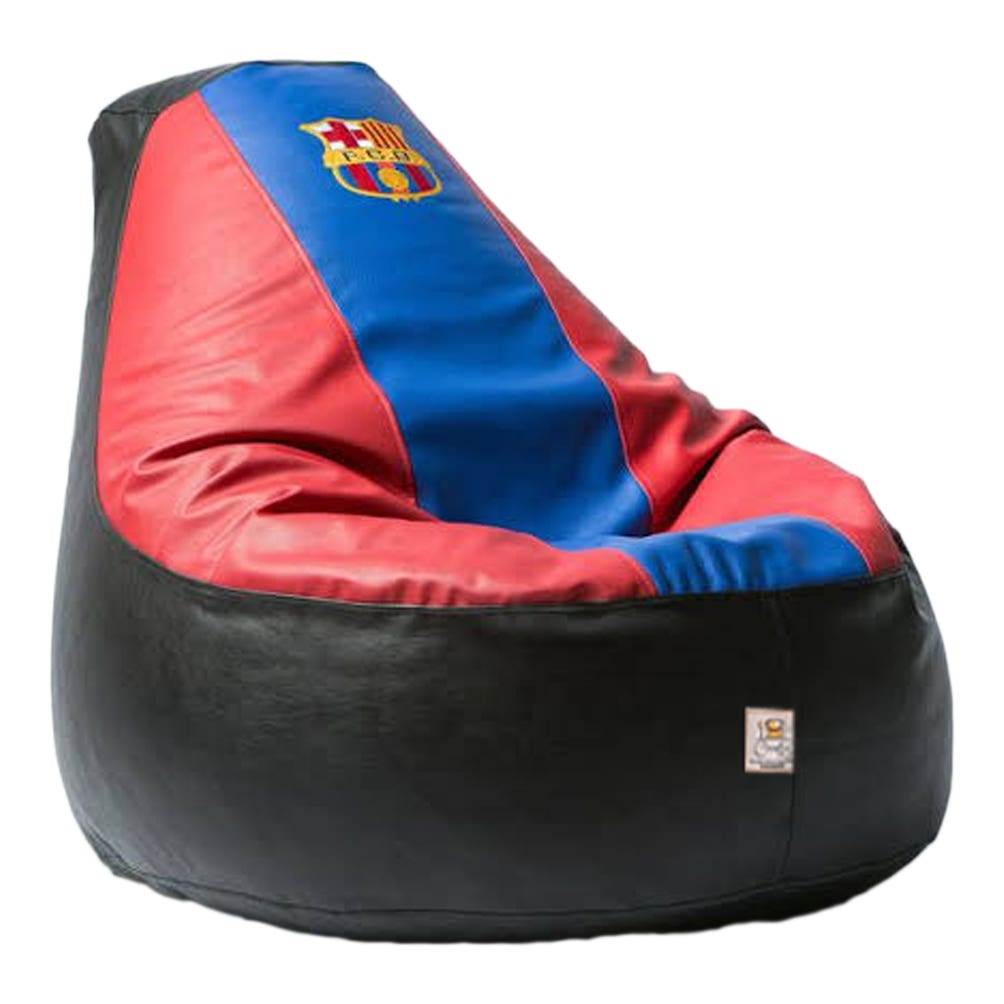 Leather Bean Bag, 90×90×95 cm - Multicolor