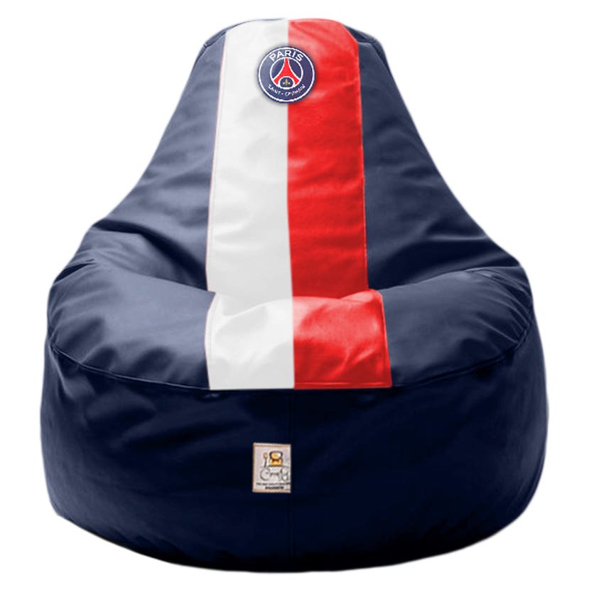 Leather Bean Bag, 90×90×95 cm - Multicolor
