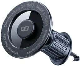 Cardo Car Mobile Holder, MagSafe, Magnetic Mount, 360 Degree Rotation, Metal Design - Black