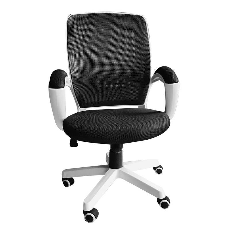 Movable office chair, 50x50x70 cm - black white