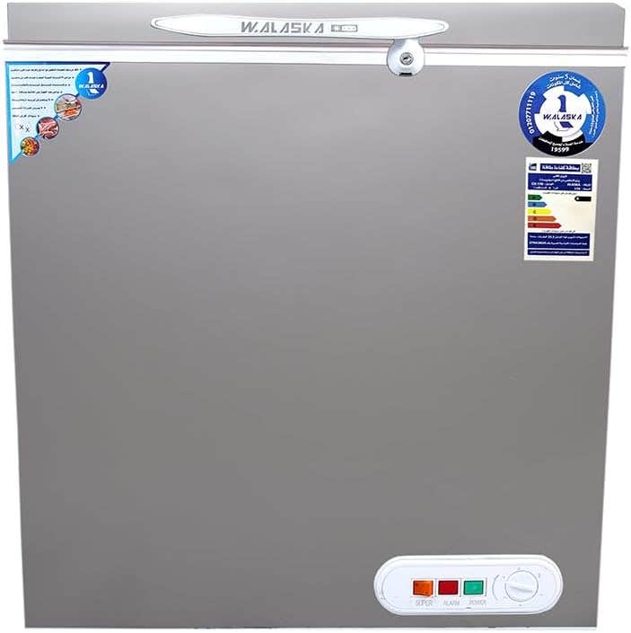 Alaska CH170 Horizontal Defrost Deep Freezer, 170 Liters - Silver
