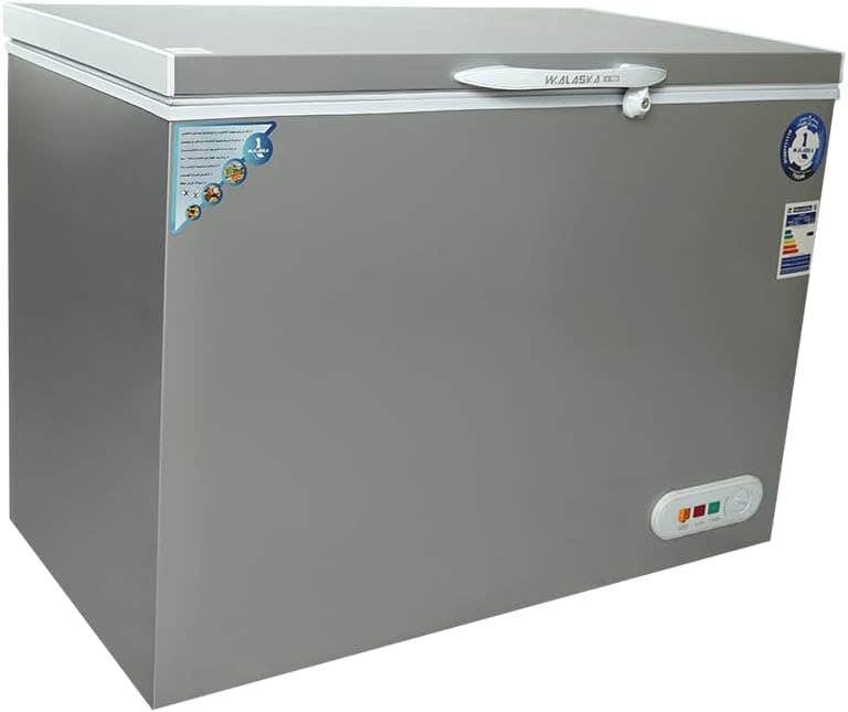 W Alaska Chest Freezer, Defrost, No Drawers, 310 Liters, CH300 - Silver
