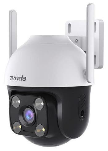 Tenda CH7 WCA Security Camera, 360 Degree Visual Coverage, 6.3 MP Wi-Fi Video - Black White