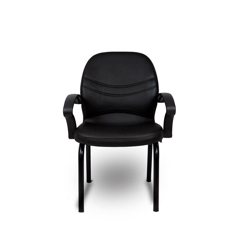 Chair with Metal Leg, 60×50×85 cm - Black