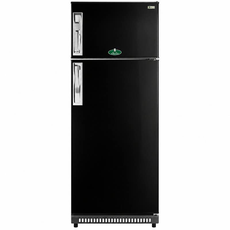 Kiriazi Defrost Refrigerator, 330 Liters, 2-Door, K330 (20010012) – Black