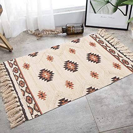 Hand Made Kilim Carpet, 150×70 cm - Multicolor