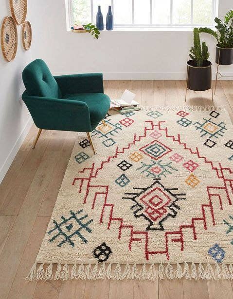 Hand Made Kilim Carpet, 150×100 cm - Multicolor
