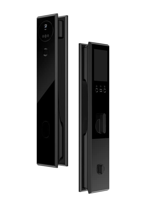 Lenovo A6F Smart Lock, Face Recognition, Fingerprint, Password, Emergency Key, Emergency Card - Black