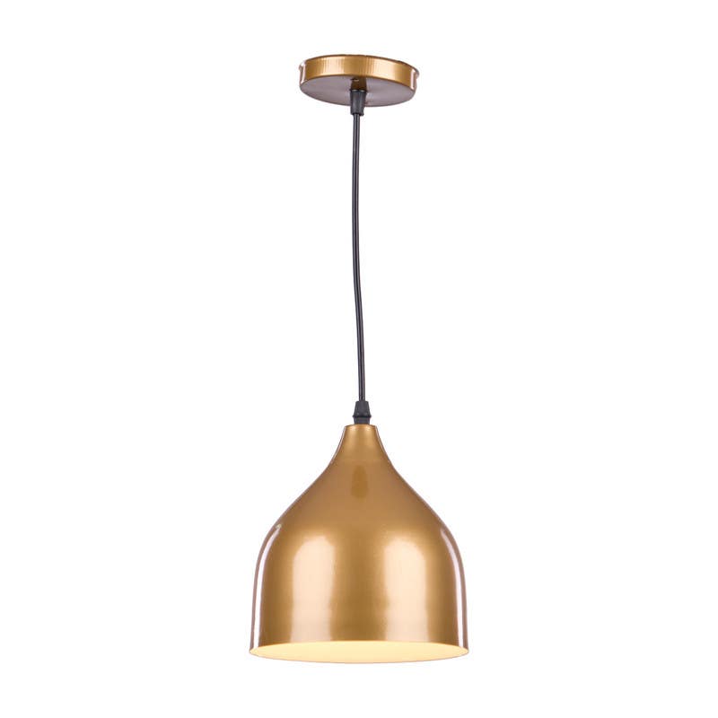 Aluminium Modern Chandelier, 25×17 Cm,1 Lamp - Gold
