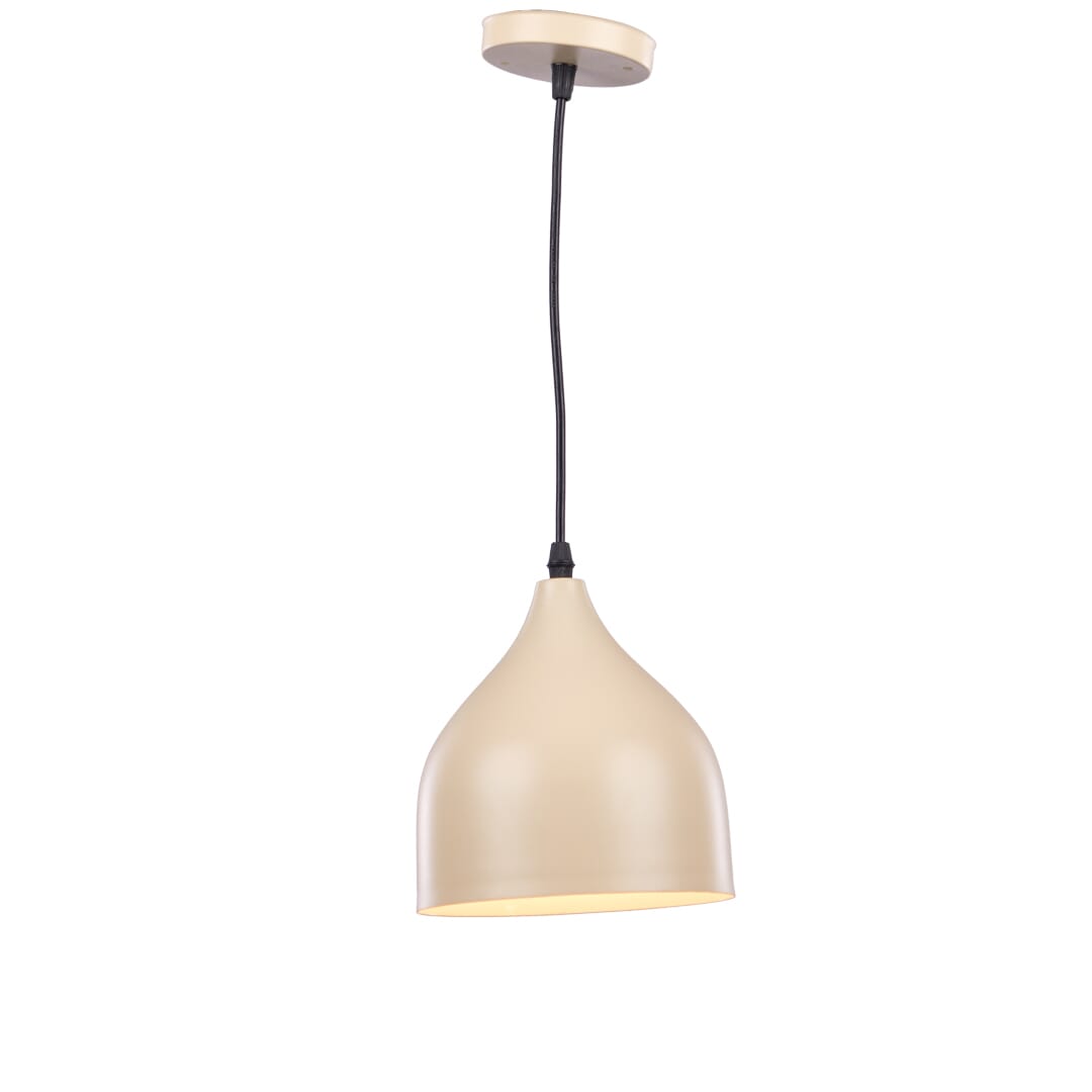 Aluminium Modern Chandelier, 25×17 Cm,1 Lamp - Cream