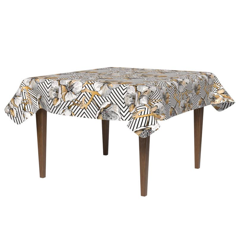 Polyester Tablecloth, 140×140 cm - Multicolor