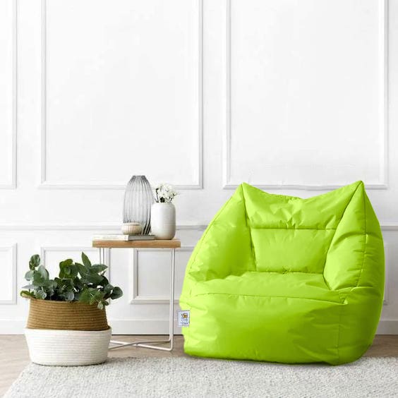 Comfy Relaxation Bean Bag, 80×85×90 - Green