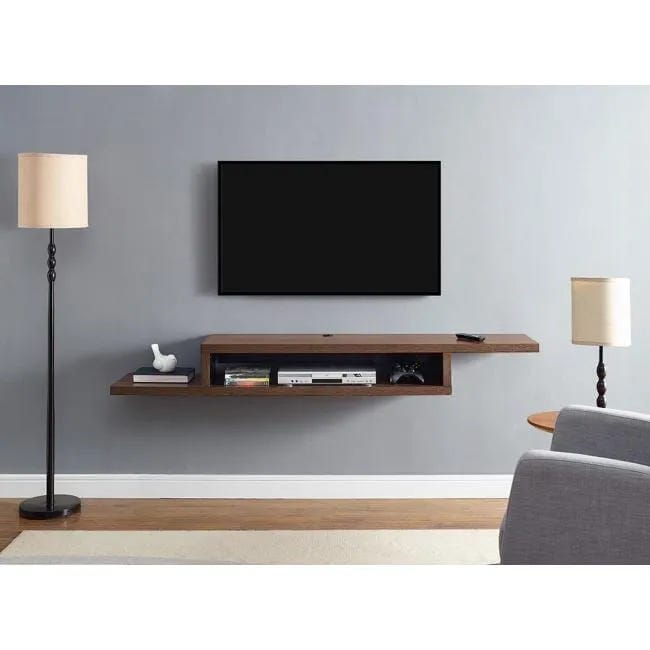 MDF TV Table, 100x20x20 cm - Brown