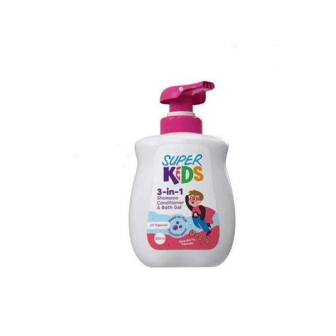Super Kids 3 In 1 Shampoo And Conditioner 500Ml
