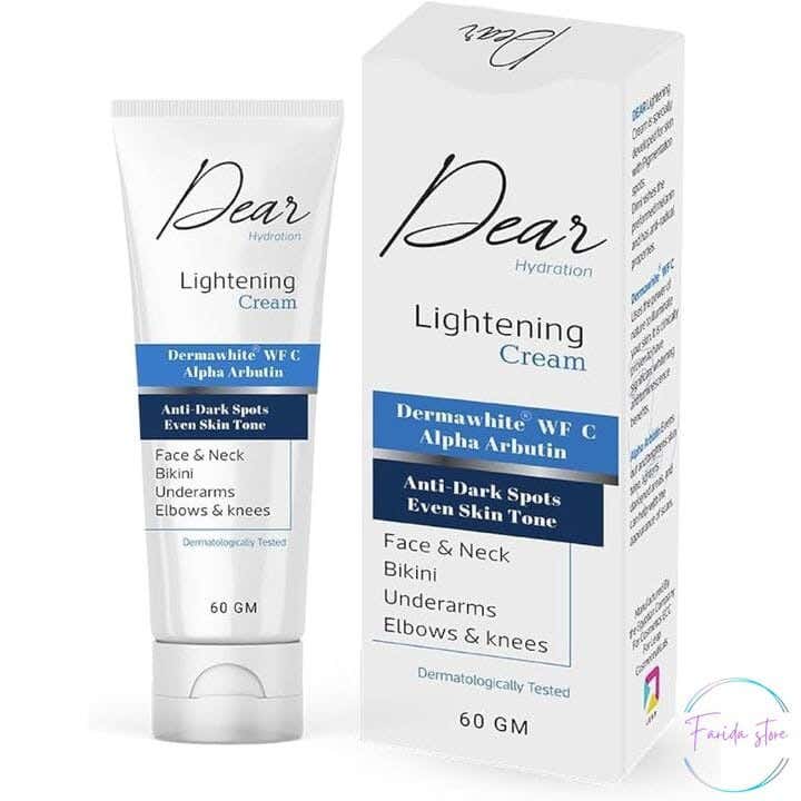 Dear Derma Whitening Cream Reduces Dark Spots And Evens Skin Tone 60G
