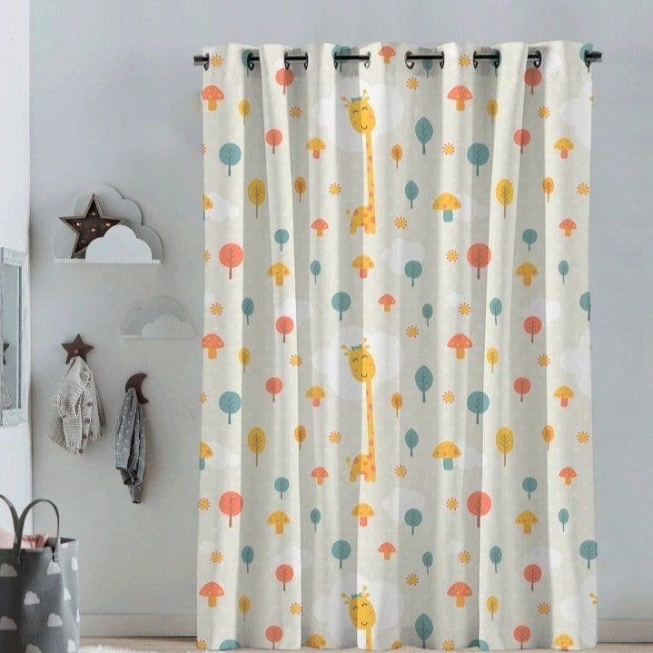 Velvet Curtain, 145×270 cm - Multicolor