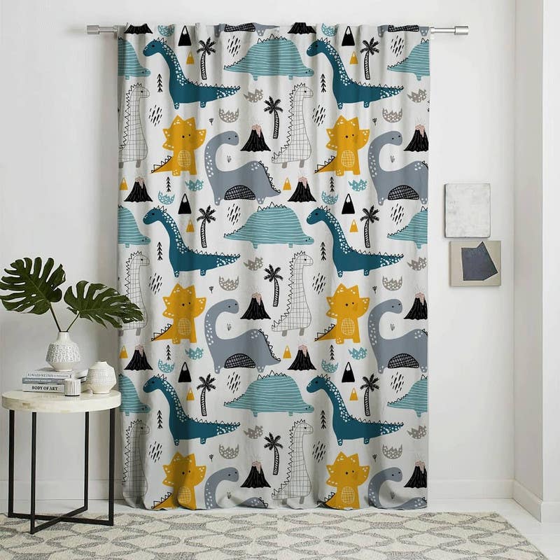 Velvet Curtain, 145×270 cm - Multicolor