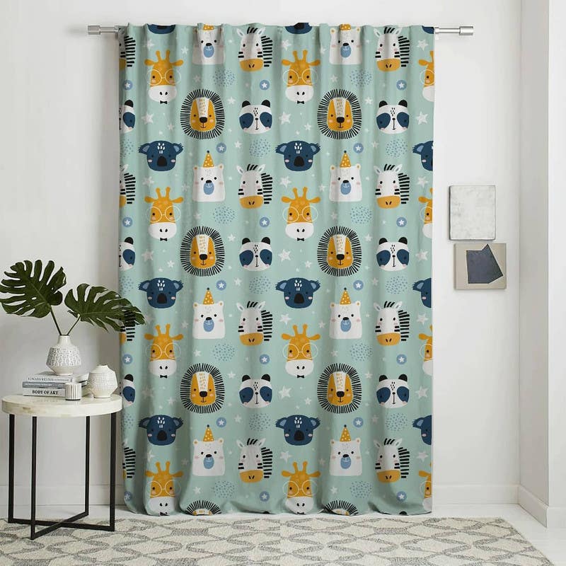 Velvet Curtain, 145×270 cm - Multicolor