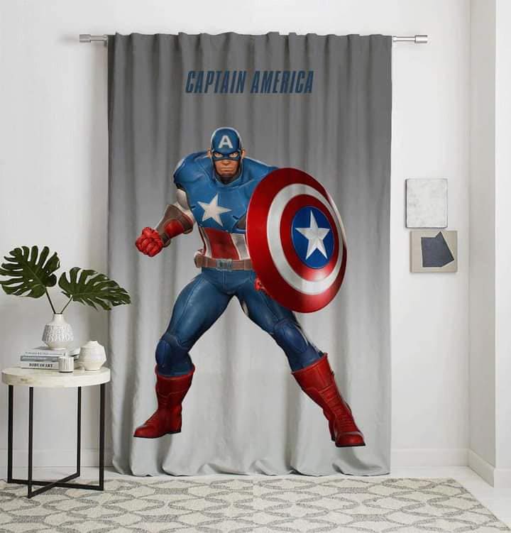 Velvet Curtain, 145×270 cm - Multicolor