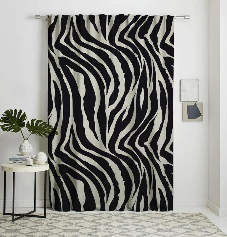 Velvet Curtain, 145×270 cm - Multicolor