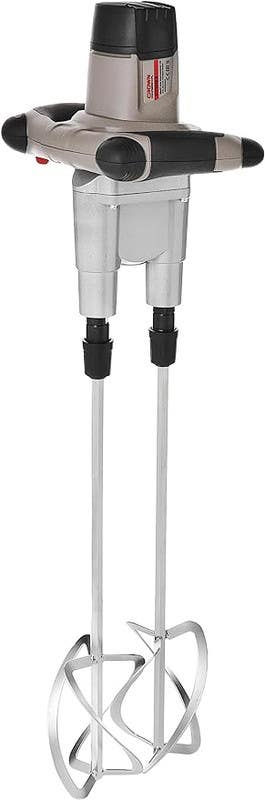 Crown CT10153 Paint Mixer, 2 Speed, 2 blades, 1600 Watt - Multicolor