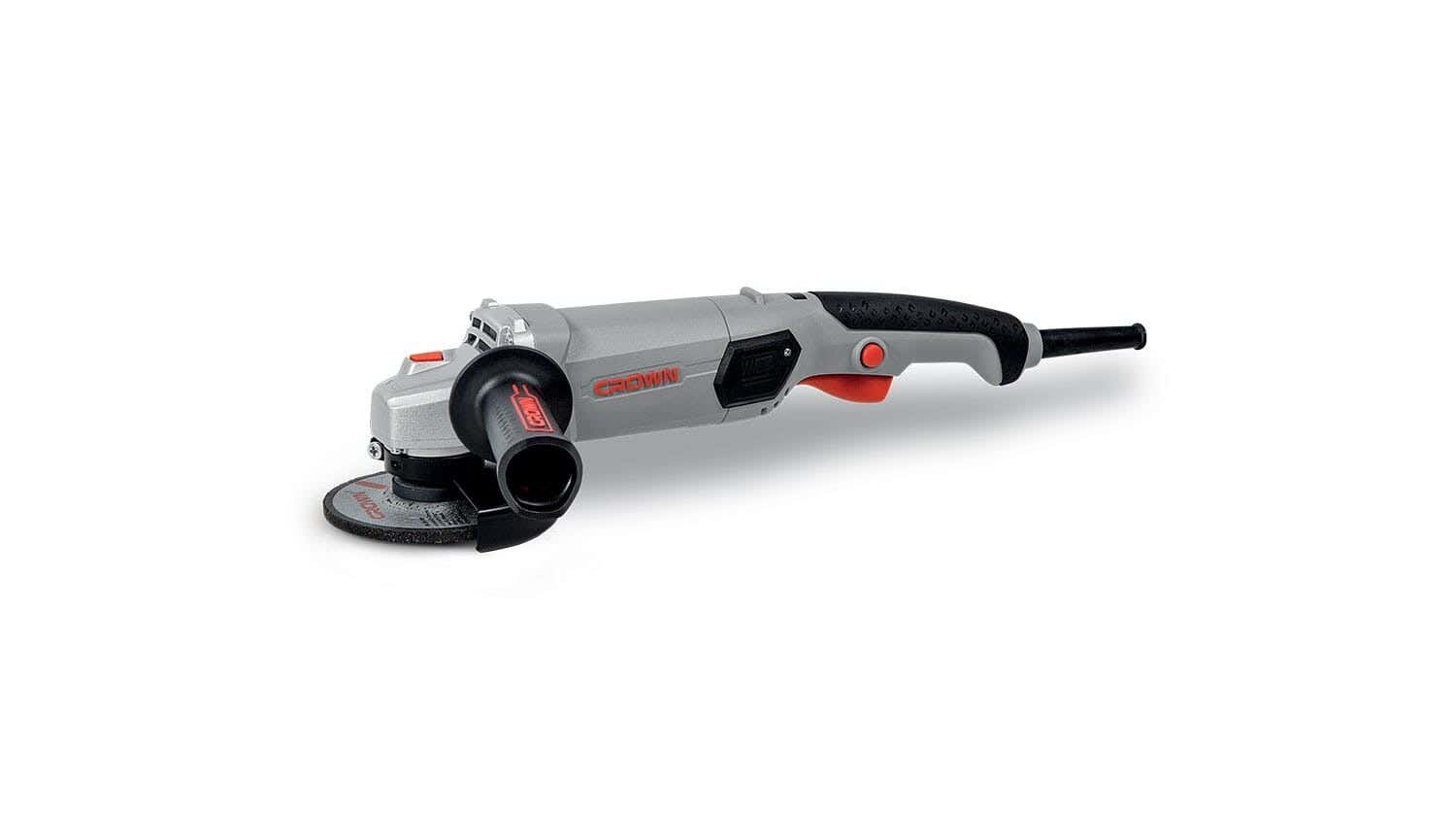 Crown CT13505N Angle Grinder, 900W - Grey Black