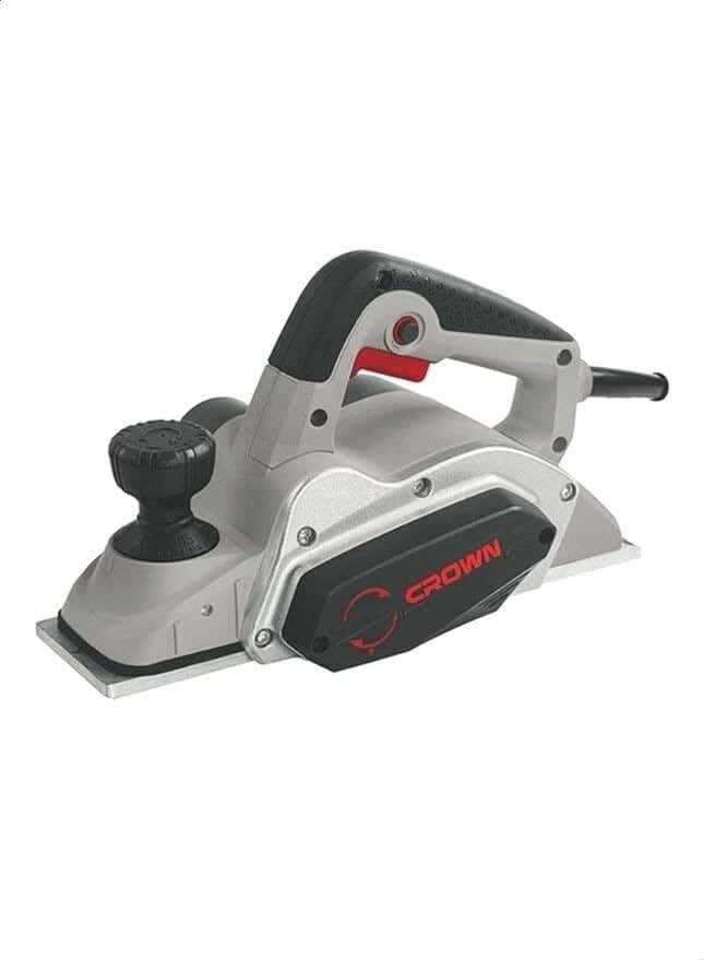 Crown CT14019 Power Planer, 710W, 82 mm - Grey Black