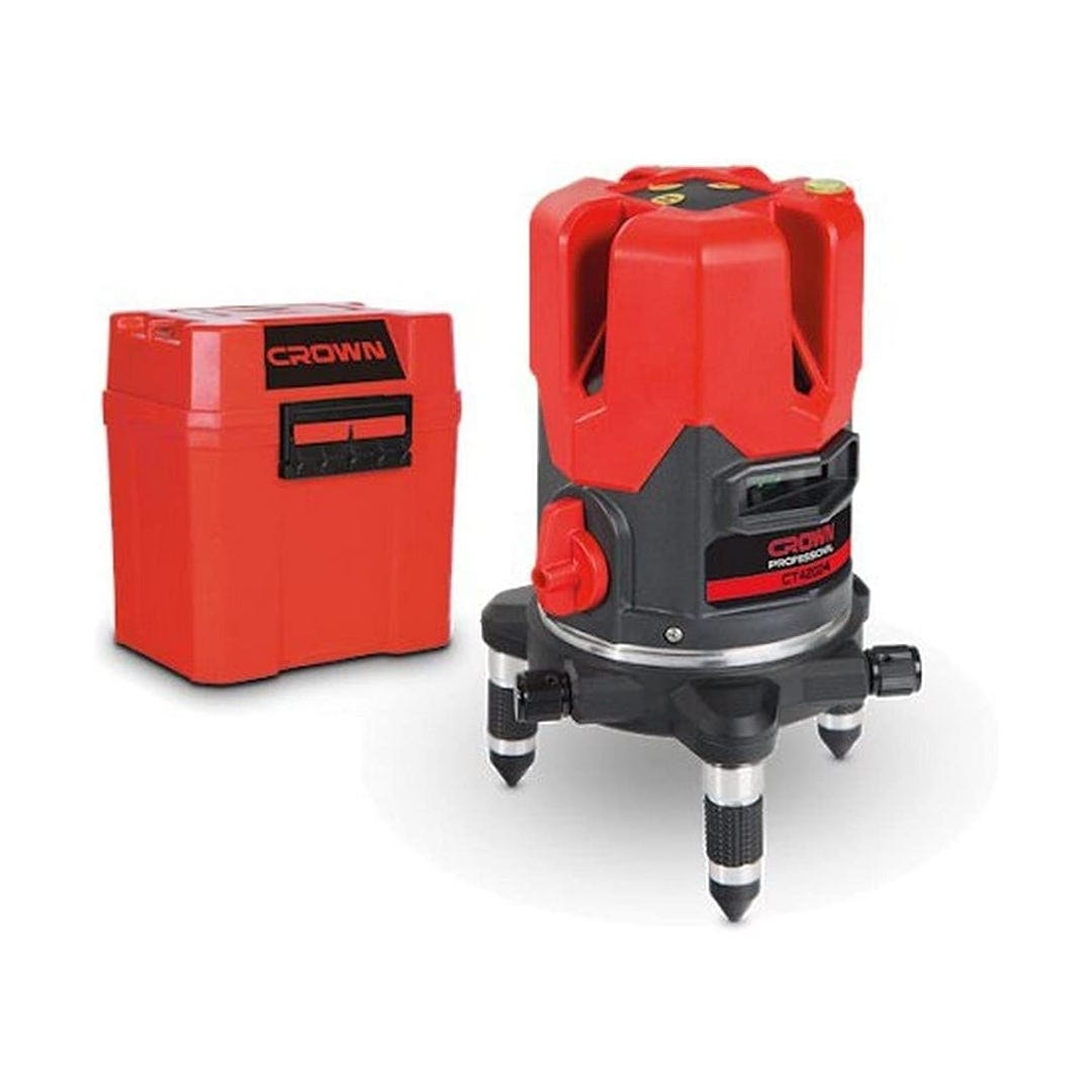 Crown CT44022 Line Laser Level, 30 Meter, 2 Line - Red