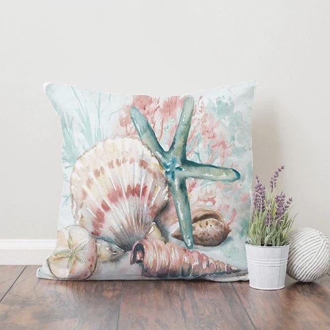 Velvet Cushion, 50×50 cm - Multicolor