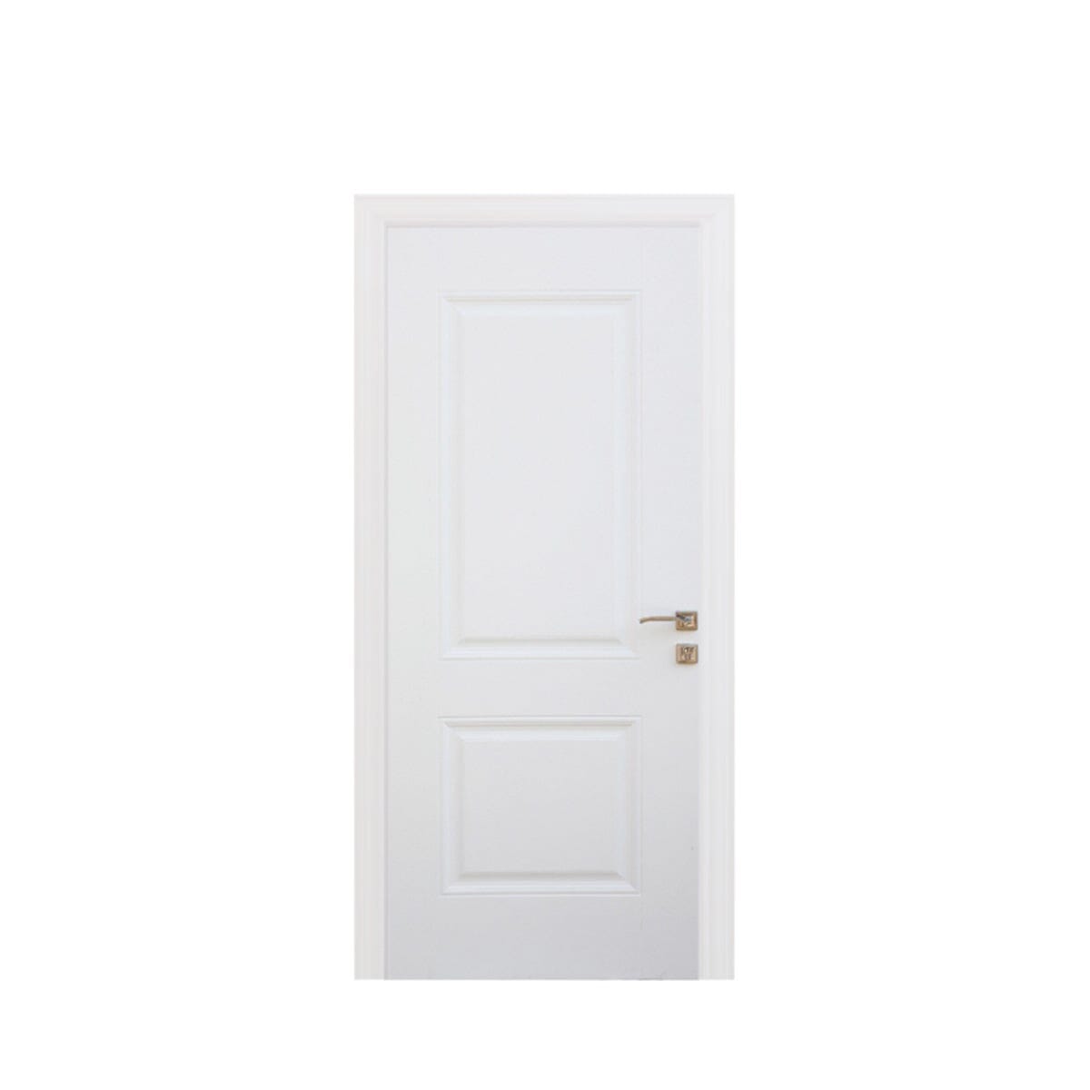 Pine Wood Room Door, 215 X 80 Cm - White