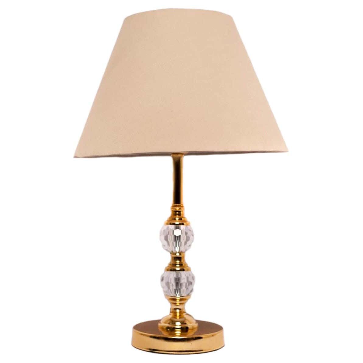 Steel Modern Lampshade, with Electro Static Paint, 1 Bulb - Gold Beige