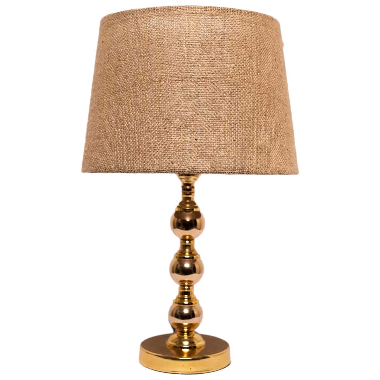 Steel Modern Lampshade, with Electro Static Paint, 1 Bulb - Gold Beige