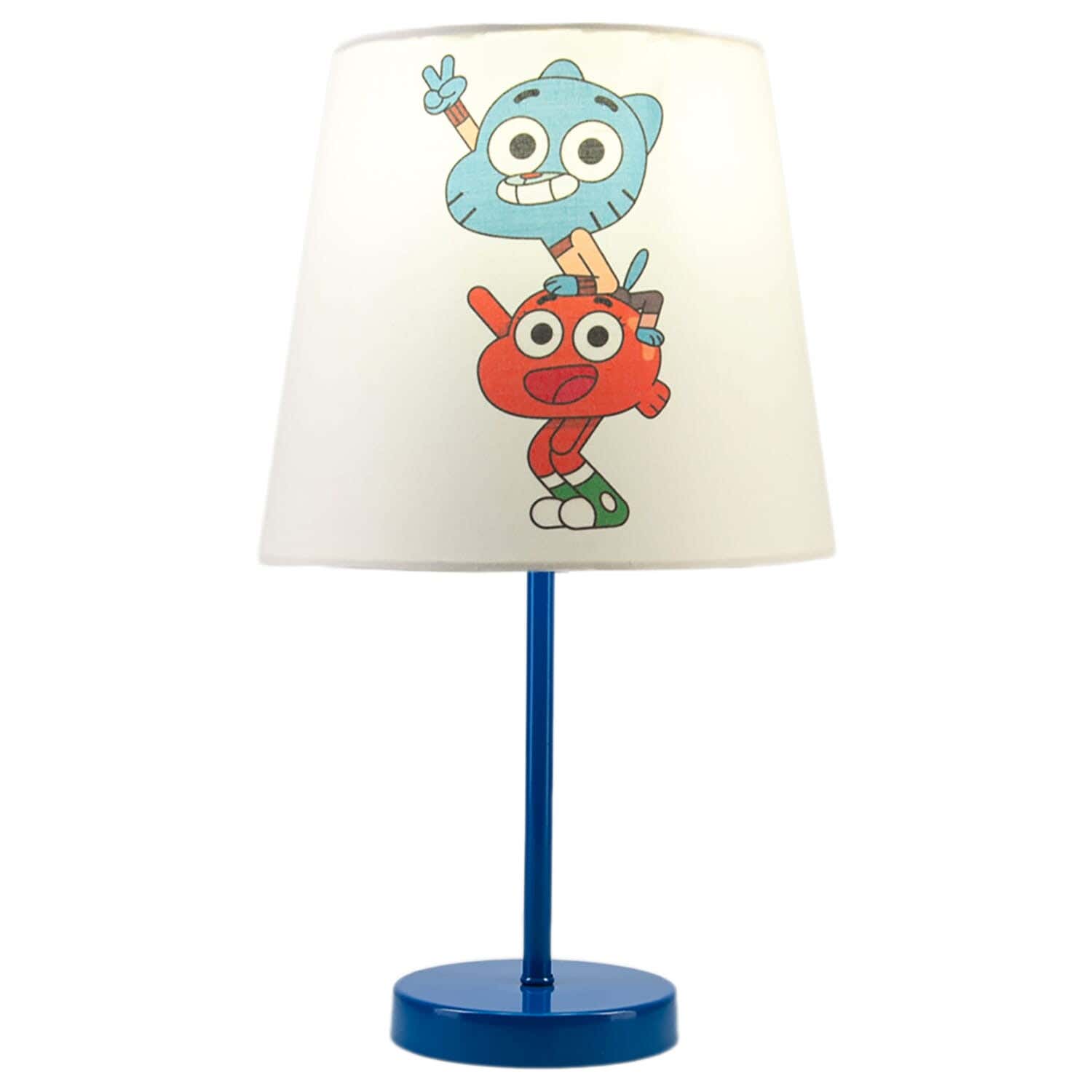 Steel Modern Lampshade, with Electro Static Paint, 1 Bulb - Blue White