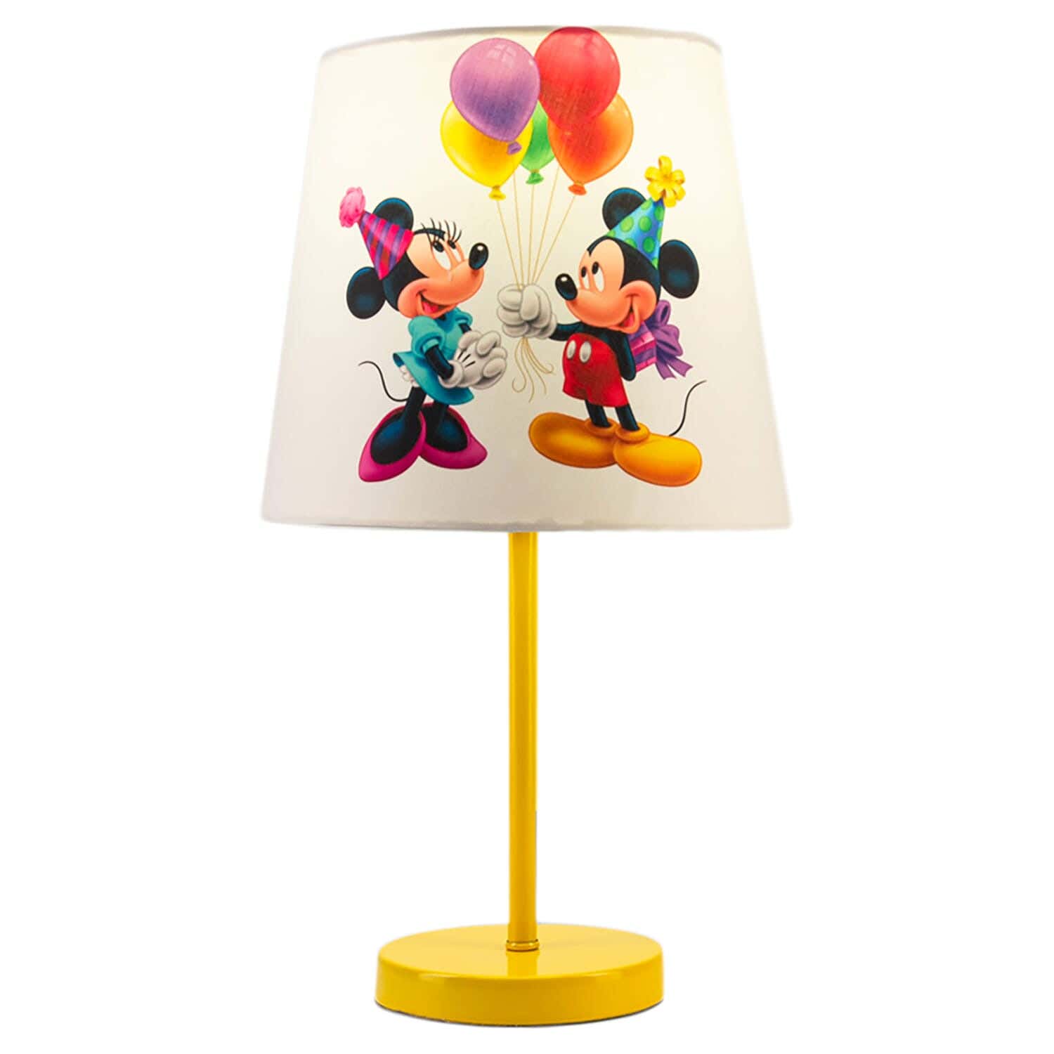 Steel Modern Lampshade, with Electro Static Paint, 1 Bulb - Yellow White