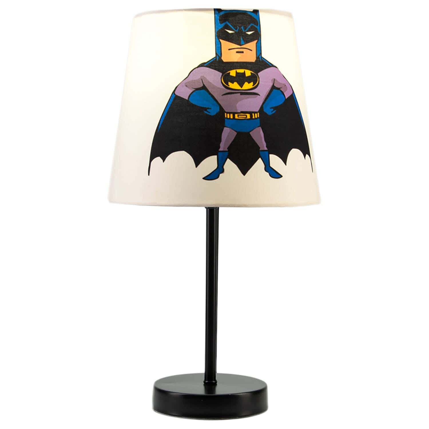 Steel Modern Lampshade, with Electro Static Paint, 1 Bulb - Black White