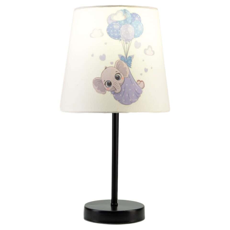 Steel Modern Lampshade, with Electro Static Paint, 1 Bulb - Black White