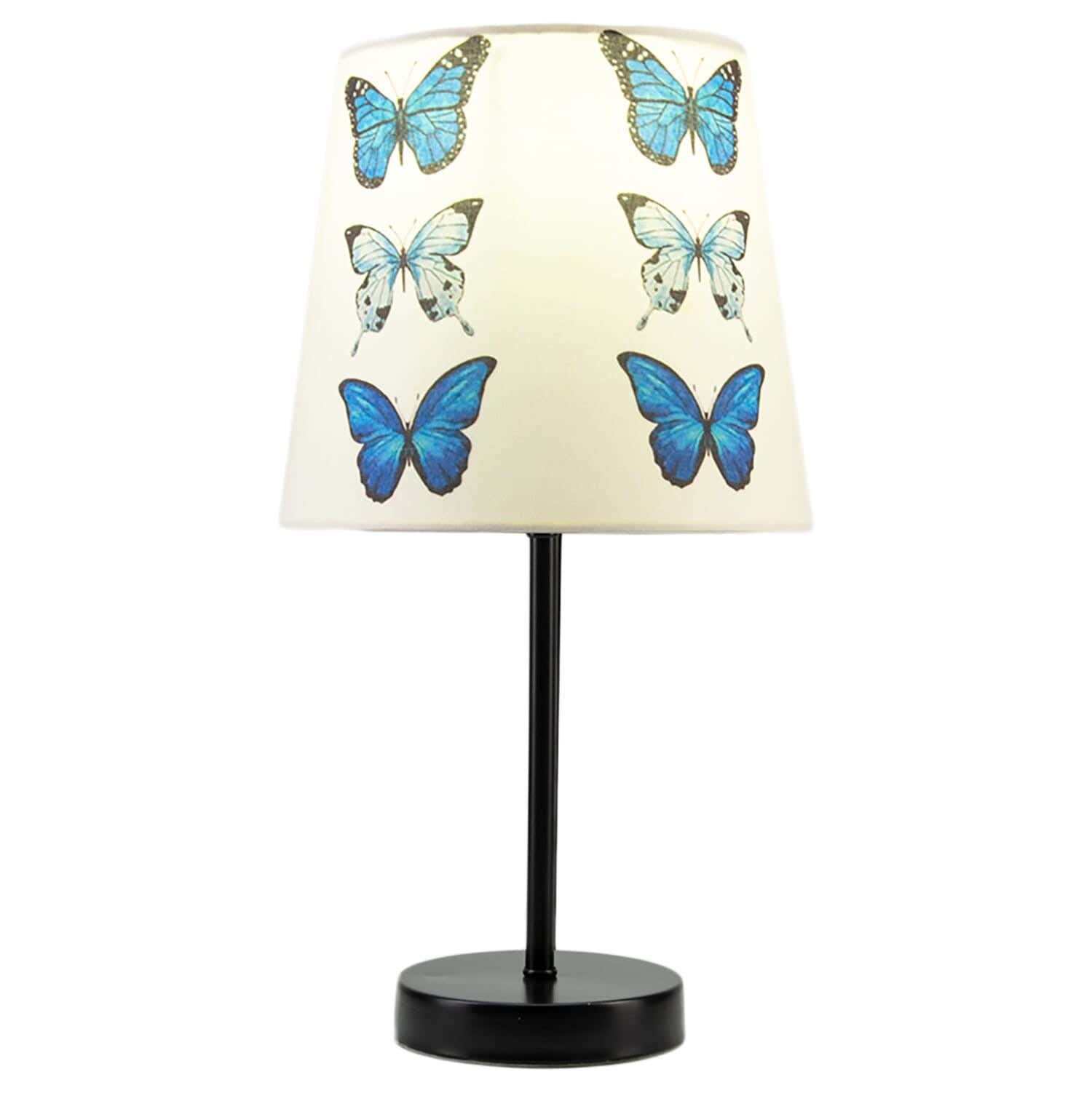 Steel Modern Lampshade, with Electro Static Paint, 1 Bulb - Black White
