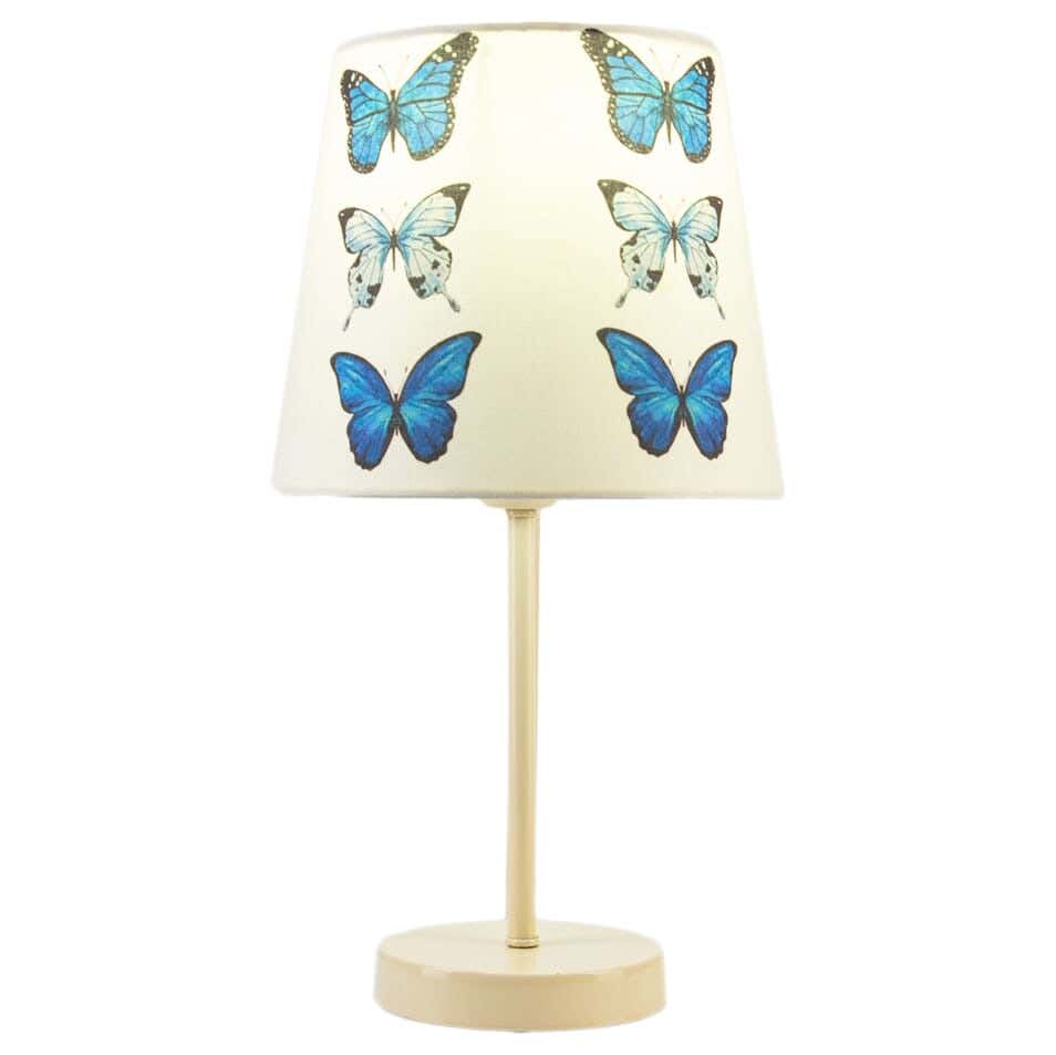 Steel Modern Lampshade, with Electro Static Paint, 1 Bulb - Beige White