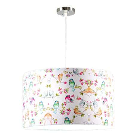 Steel Modern Chandelier, with Electro Static Paint, 3 Bulbs - Multicolor